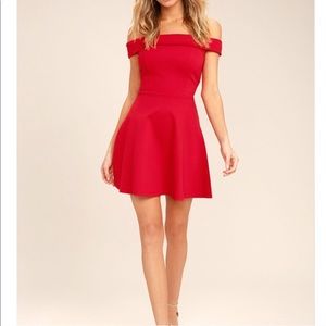 Lulus red dress
